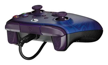 Turtle Beach Rematch Advanced Wired – Xbox/PC – Purple Fade – controller skråt ovenfra