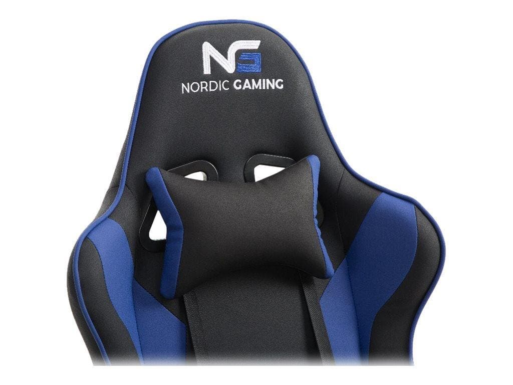 Nordic Gaming Junior Gaming Stol Blå/Svart 12-16 år
