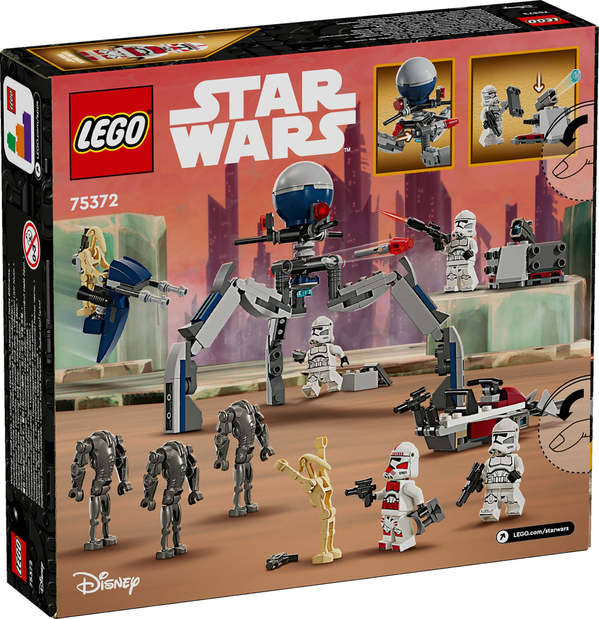 LEGO Star Wars - Clone Trooper™ &amp; Battle Droid™ Battle Pa (75372)
