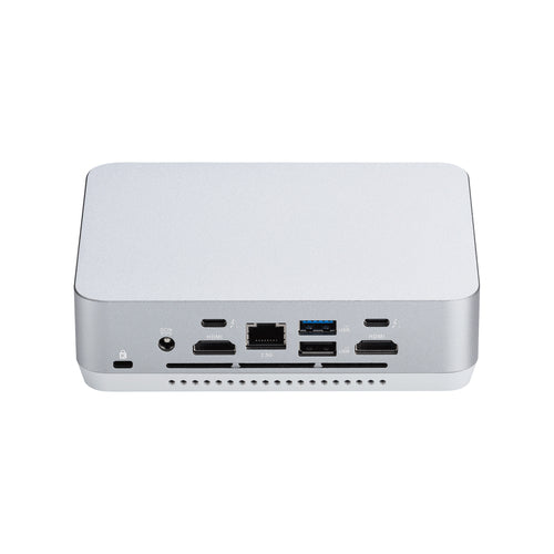 NUC 14 Pro+ set ovenfra og bagfra