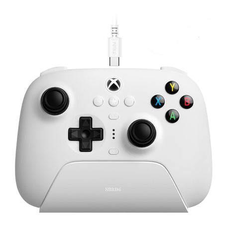 8BitDo Ultimate 3-mode Controller Xbox/PC Hvid – Hvid controller med USB-kabel