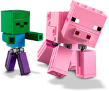 LEGO Minecraft - Stor Grisfigur Med Zombiebebis (21157)