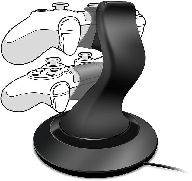 Speedlink - TwinDock Laddningssystem För PS4, Svart