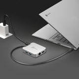 j5create JCD391-N – 4K60 USB-C multiport-adapter – Separat strømforsyning som eksempel