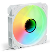 Sharkoon SHARK Mirror RGB PWM White 120mm Infinity Mirror ARGB PC Case Fan Sharkoon