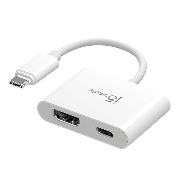 j5create JCA152-N – USB-C til HDMI med PD-opladning – HDMI-adapter med PD-port