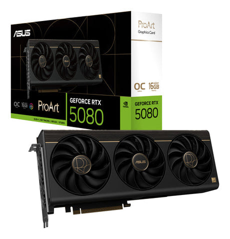 ASUS ProArt -RTX5080-O16G – vist i en samlet opsætning