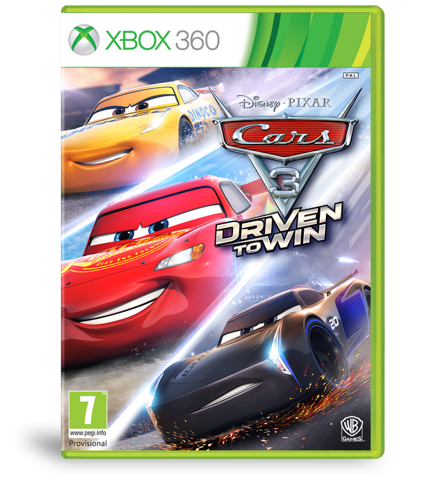 Cars 3: Driven to Win (Import) – Xbox 360 – spilomslag