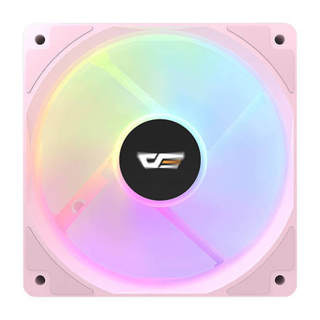 Datorfläkt Darkflash CL12 LED (120x120) (rosa)
