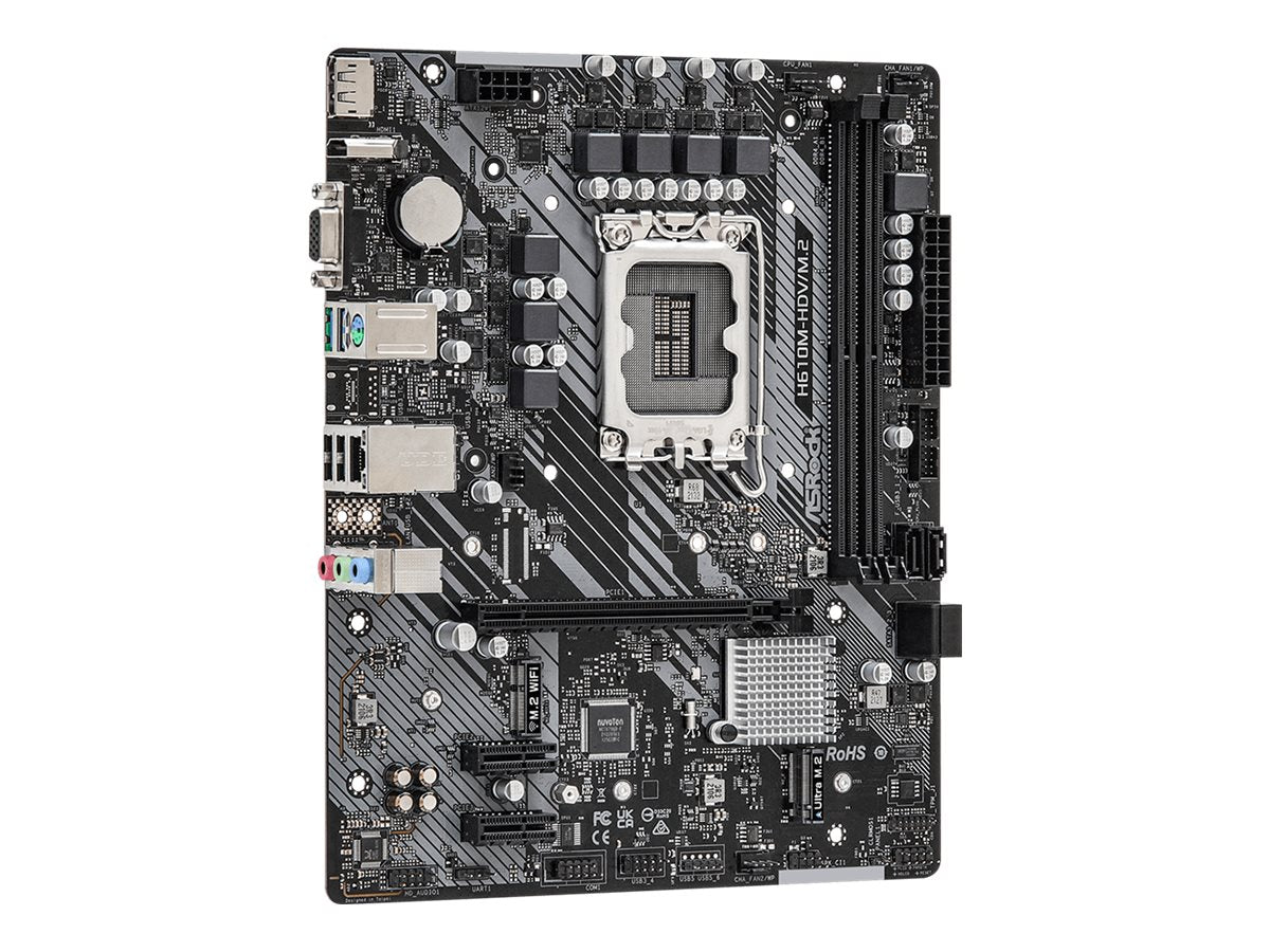 ASRock H610M-HDV/M.2 Micro-ATX LGA1700 Intel H610