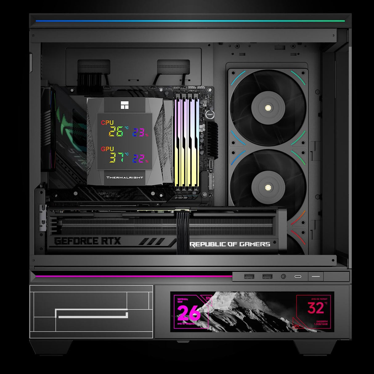 Thermalright Royal Knight 120 Digital Black Shenzhen Deli Ming Technology Co. LTD (Thermalright)