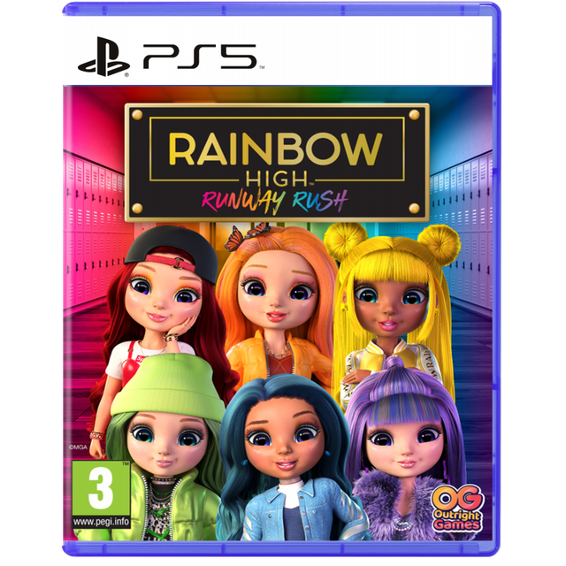 RAINBOW HIGH: RUNWAY RUSH – PlayStation 4 – spilomslag