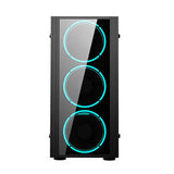 Datorfodral Aigo Black Technology Mini Micro-ATX (svart)
