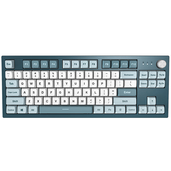 Montech MKey TKL Freedom - Gateron G Pro 2.0 Gul - Nordisk - Blå/Vit