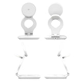 j5create JUPW3415-N – foldbar Qi2 3-i-1 ladestation – Illustration af vinkler