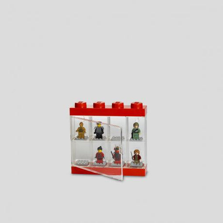 Room Copenhagen LEGO Minifiguren Display Case 8 red - RC40650001 Room Copenhagen