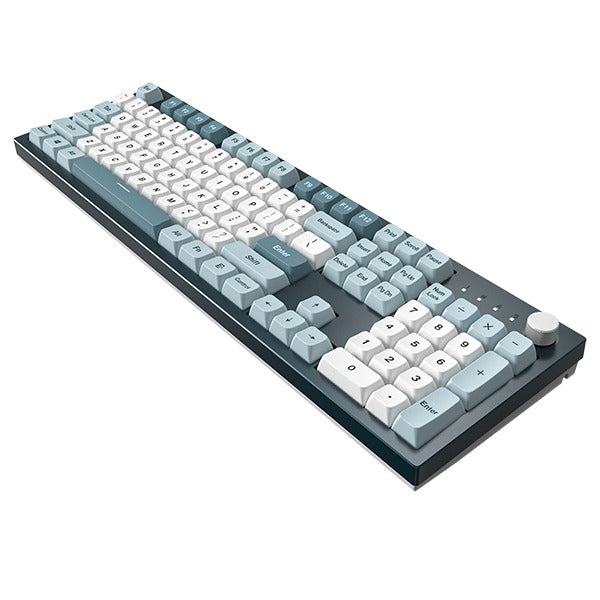 Montech MKey Fullsize Freedom - Gateron G Pro 2.0 Gul - Nordisk - Blå/Vit