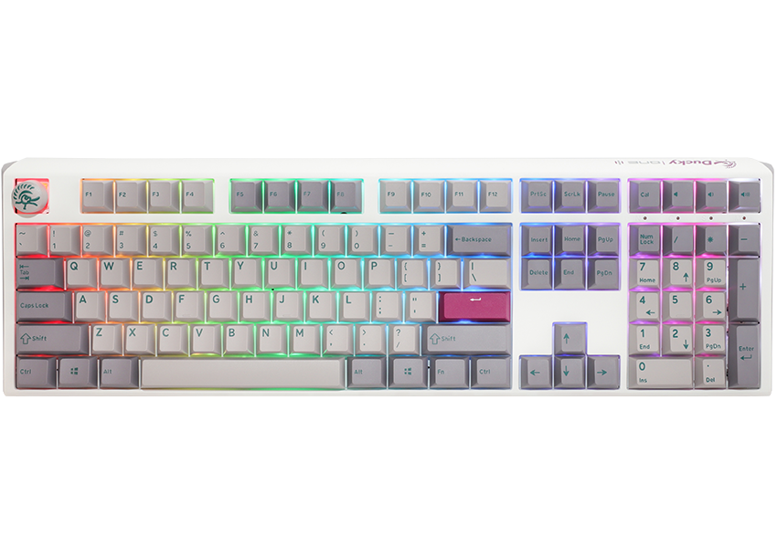 Ducky One 3 - Mist Nordic - Fullstorlek - Körsbärsblå - RGB