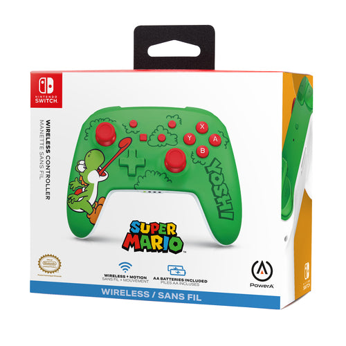 PowerA Wireless controller – Hungry Yoshi – Nintendo Switch – emballagens forside