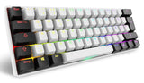 Hvidt Sharkoon SKILLER SGK50 S4 Gen2 tastatur med mørke kontrasttaster