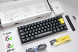 Ducky One 2 Pro - Klassisk Svart / Vit Nordisk - Mini 60% - Gateron Gul