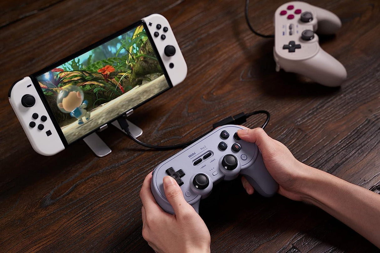 8BitDo Pro2 Wired Gamepad Grå Ed.