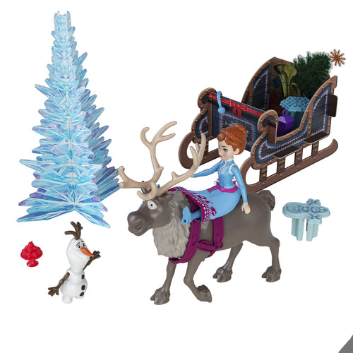 Disney Frozen julekalender – Anna, Elsa og tilbehør – HWX20 – Anna, Sven og vintertilbehør