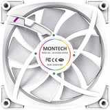 Montech AX120 PWM Vit - 120mm ARGB