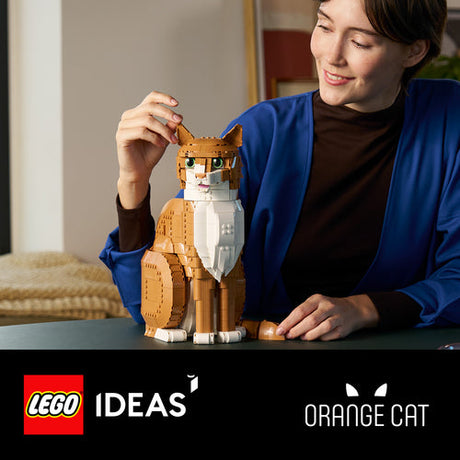 LEGO - LEGO Ideas - Orange Cat (21376.) Lego