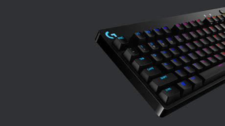 Logitech - PRO Gaming Keyboard - English (UK) - QWERTY Layout - Black - Mechanical Keyswitch - Windows, Mac OS