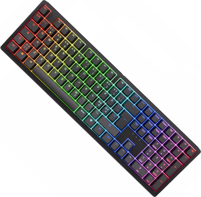 Ducky Zero - Classic - Cherry Speed Silver - RGB - Trådlös