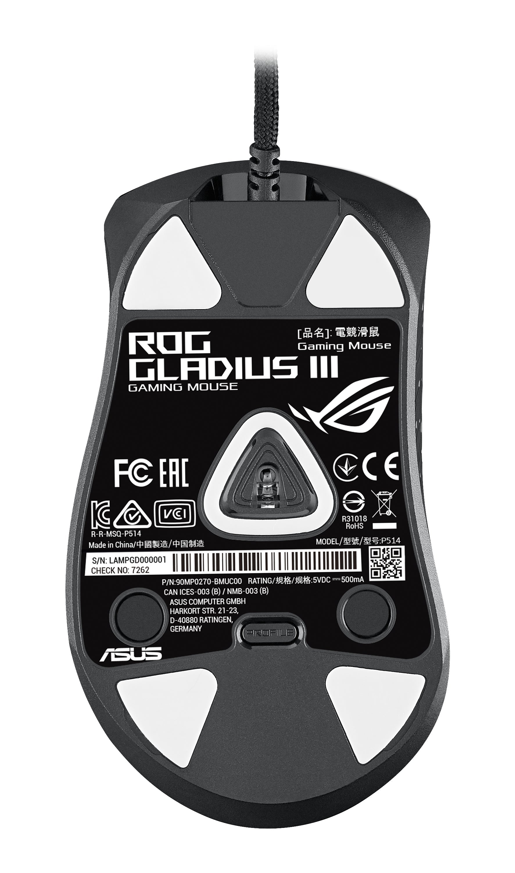 ASUS ROG Gladius III Trådlös Spelmus