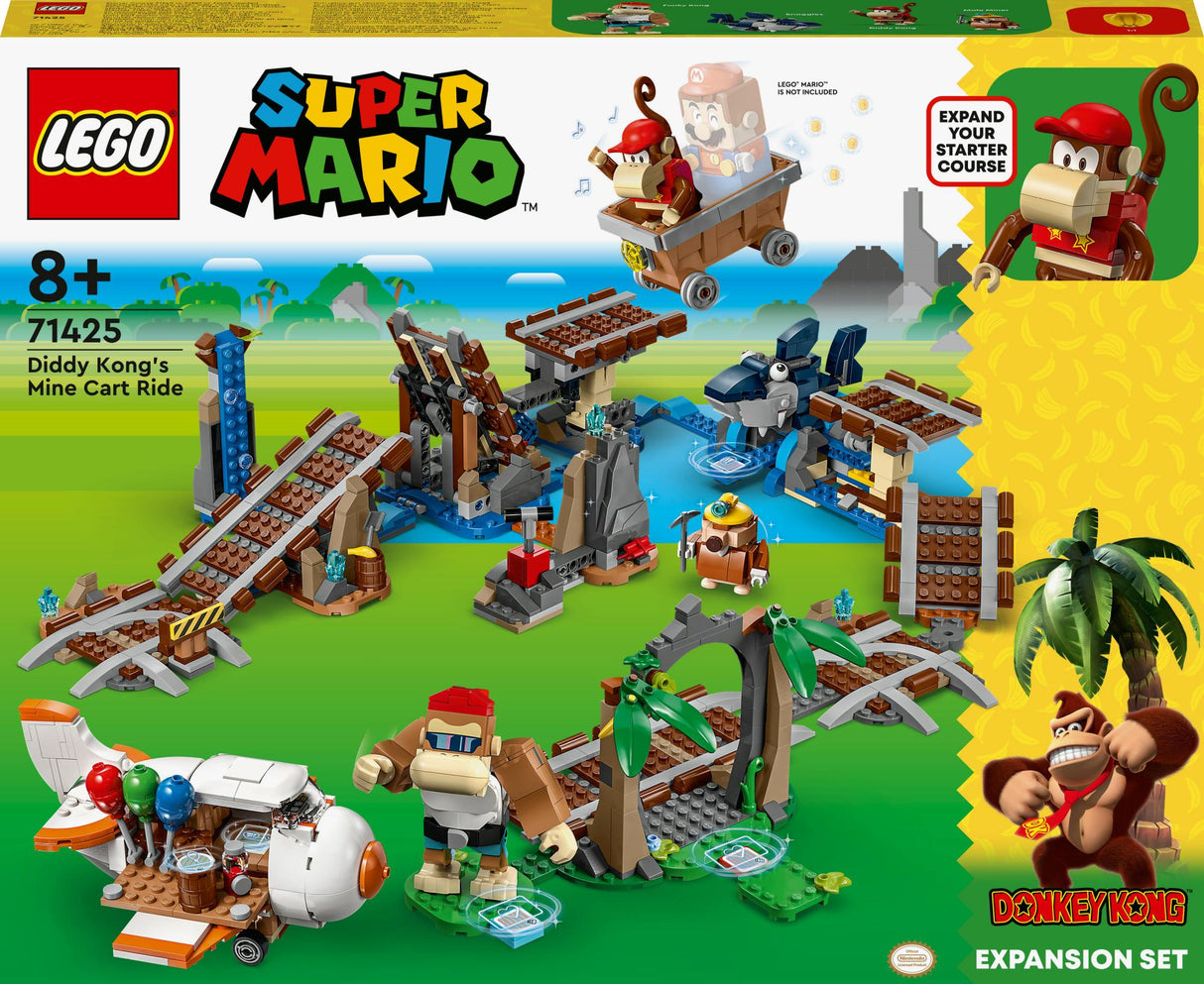 LEGO Super Mario - Diddy Kong&#039;s Mine Cart Ride Expansion Set (71425)