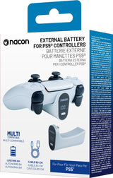 Nacon Externt Batteri För PS5-kontroll Vit