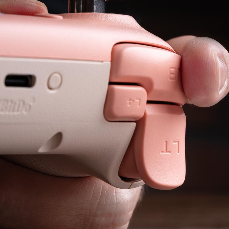 8BitDo Ultimate 2C Trådløs Pad Peach