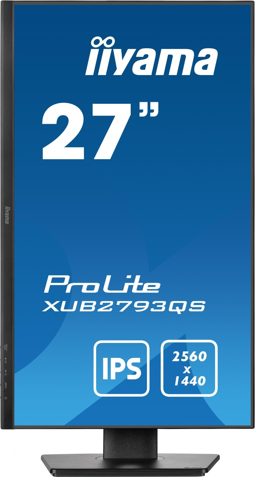 Iiyama ProLite XUB2793QS-B1 27 2560 X 1440 (2K) HDMI DisplayPort 75Hz Pivot Monitor