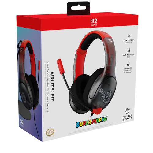 Turtle Beach Airlite Fit Mario Star – Switch-headset – Emballage fra siden