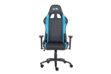 Geekd Vulcan Gaming Chair Svart/Blå - Topp PU-läder - Upp Till 120 KG
