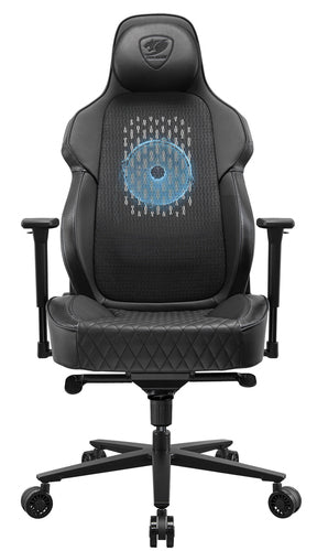 COUGAR NxSys Aero, med ARGB-blæser, sort gamingstol – produktdetalje