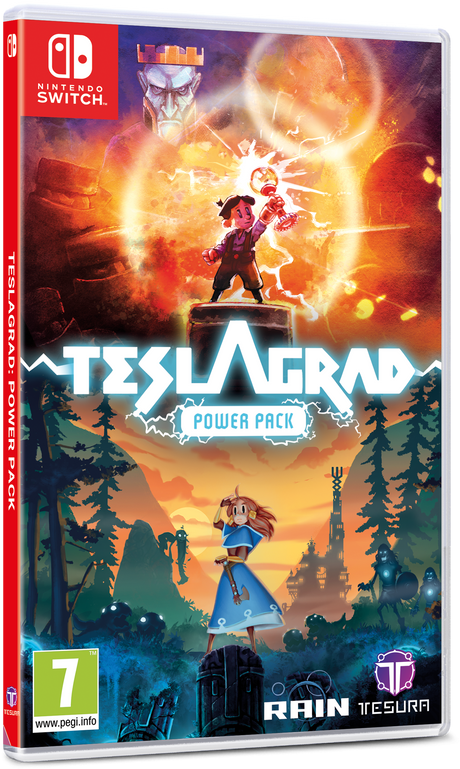 Teslagrad Power Pack – omslag til Nintendo Switch