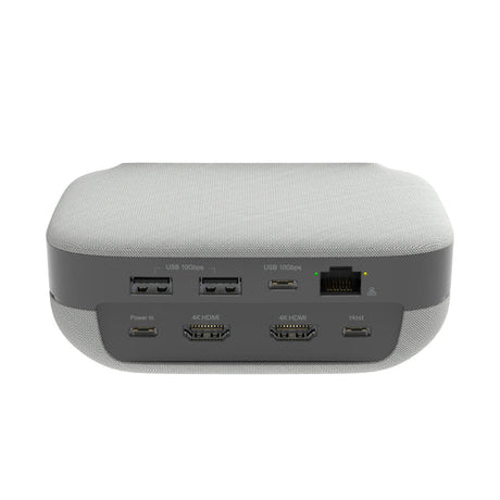 j5create JCDS337-N – USB-C-dock med speakerphone – Porte set forfra