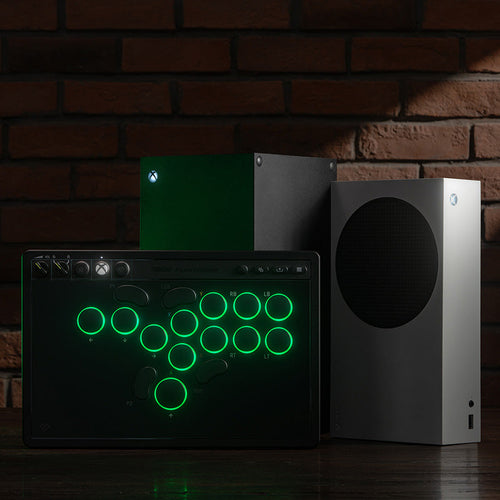 8BitDo Arcade Controller – leverless til Xbox/PC, sort – Controller ved Xbox-konsoller, konsoller medfølger ikke