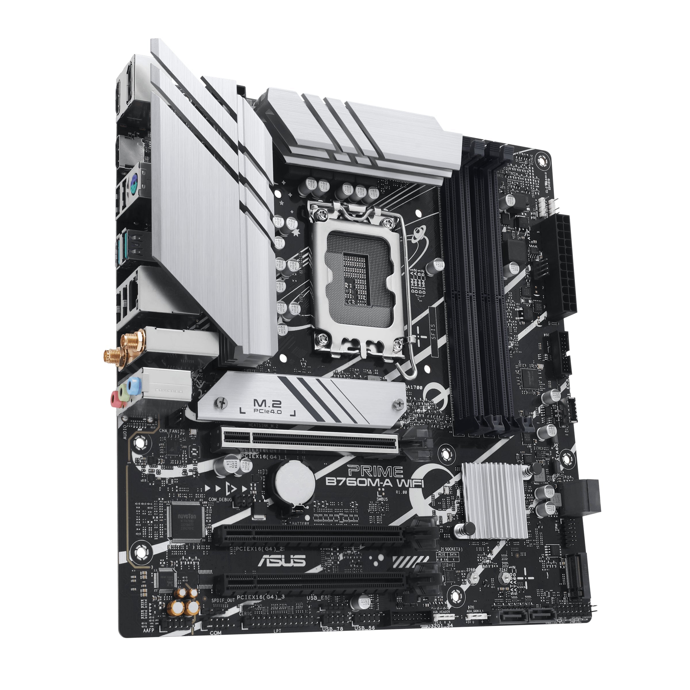 ASUS PRIME B760M-A WIFI (mATX, B760, LGA 1700, DDR5)