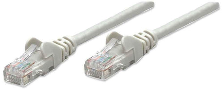INTELLINET Patchkabel RJ45 U/UTP Cat6 3.00m Hebelschutz grau Intellinet