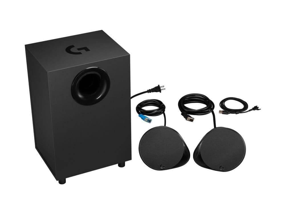 Logitech - G560 LIGHTSYNC PC Gaming-högtalare