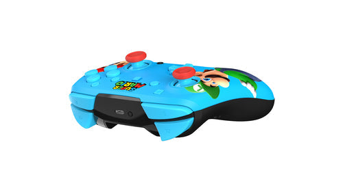 Turtle Beach Rematch RGB Wireless – Mario & Luigi – Switch – controller skråt ovenfra