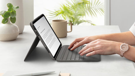 Logitech - Folio Touch for iPad Air (4th generation) - OXFORD GREY - Nordic