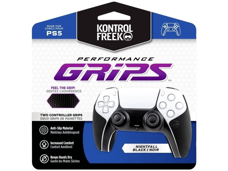KontrolFreek - Performance Grips (svart) - PS5