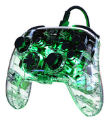 Turtle Beach Afterglow Clear Wired – Switch-controller – Set skråt med grønt lys