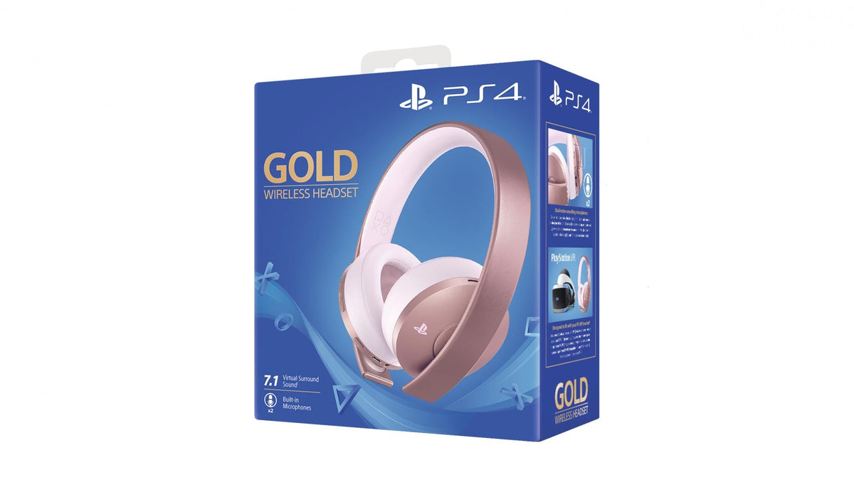Sony Gold Wireless Headset – trådløst gaming-headset – roseguld – produktdetalje 2